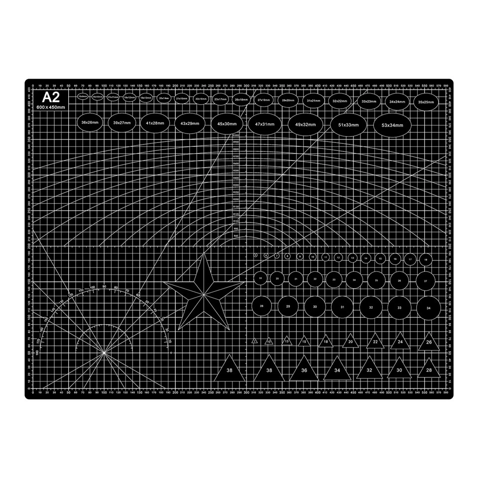 Crna samozacjeljujuća podloga za rezanje